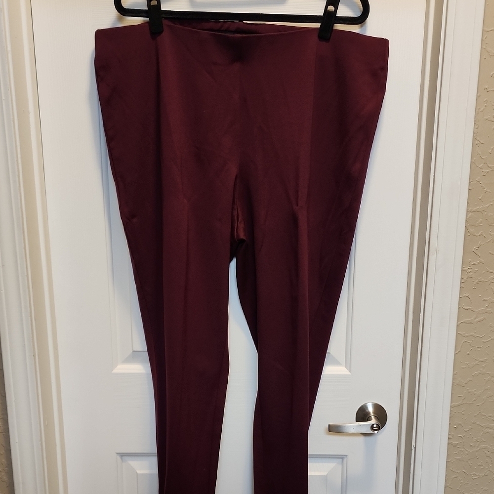 Chico's Dark Wine Leggings 4 (18)